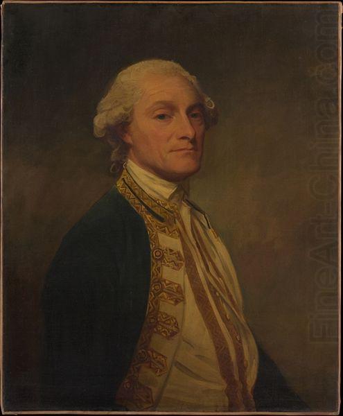 Painting Admiral Sir Chaloner Ogle, George Romney